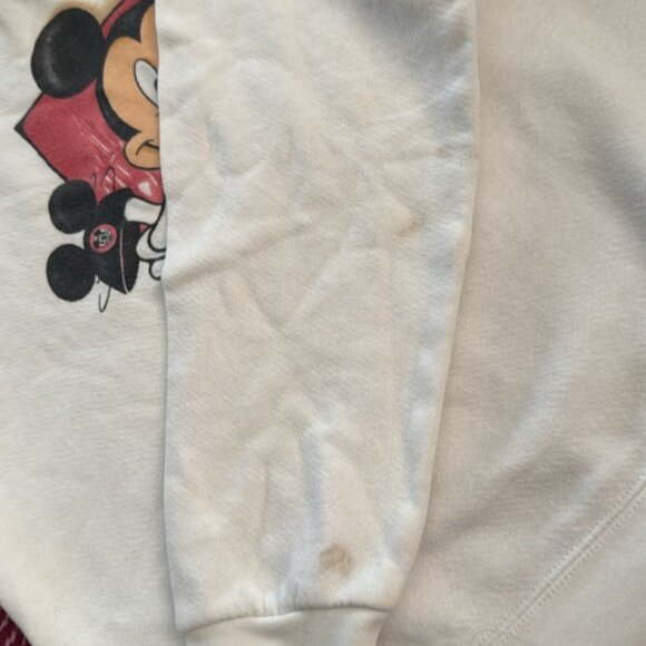 Vintage Mickey Disneyland Mickey Mouse Sweatshirt White - Picture 7 of 15